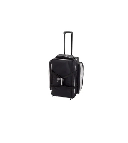 Mueller Sports Medicine Epic Hero Medical Bag, 25x15x10", Black, Zipper Closure with 2 Top Handles and Retracting Handle