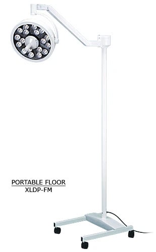 Bovie Medical Light Exam MI750 LED Portable, 75000 Lux, Floor Stand