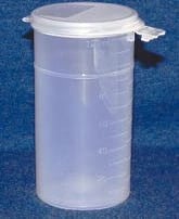 Fisher Scientific Transport Vial, 4 oz, Polypropylene, Sterile, Flip-Top, Natural, 250/Case