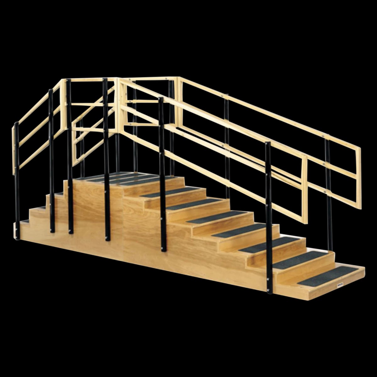 CanDo Training Stairs, 4-Step with Platform, 8-Step Conversion, Fabrication Enterprises