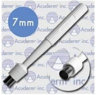 Acu-Punch Dermal Biopsy Punch, 7mm, Stainless Steel Blade, Sterile, Disposable, 25/Box
