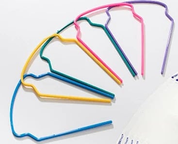 TIDIShield® Assemble 'N Go™ Eye Shield Frames Only, Assorted Colors, Reusable, 100/Box, 9211-100