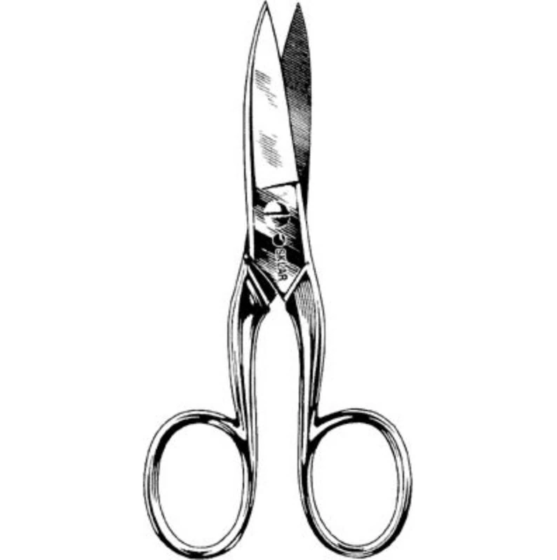 Sklar Instruments Splitter Fingernail Straight, 3-1/2", Stainless Steel, 01KT0J08W96QTP8HD7B2F8JZVN