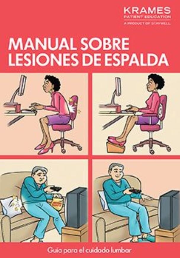 Back Owner's Manual Educational Booklet, Spanish, 16 Pages, Each