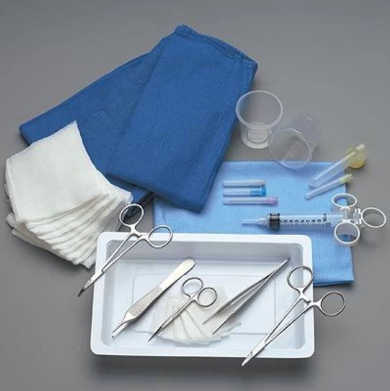 Sklar Instruments Facial Laceration Tray