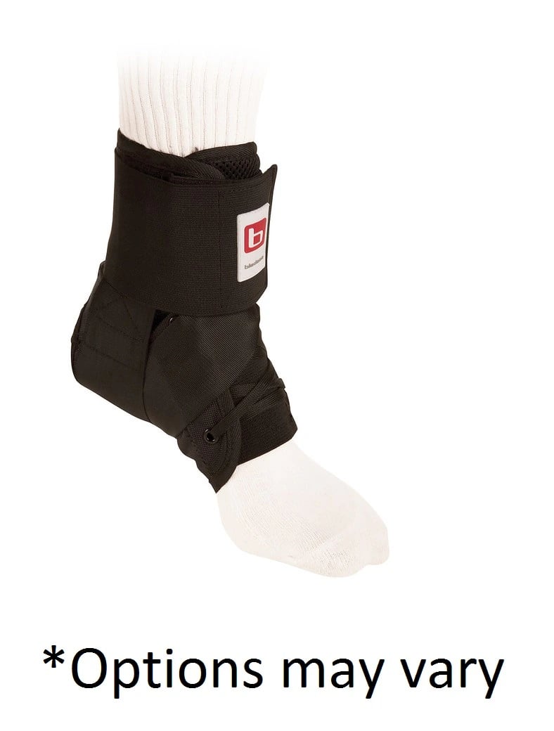 Breg Wraptor Stabilizing Ankle Brace, Neoprene/Sharkskin, Small (Men 8-9 / Women 9-10), Left/Right