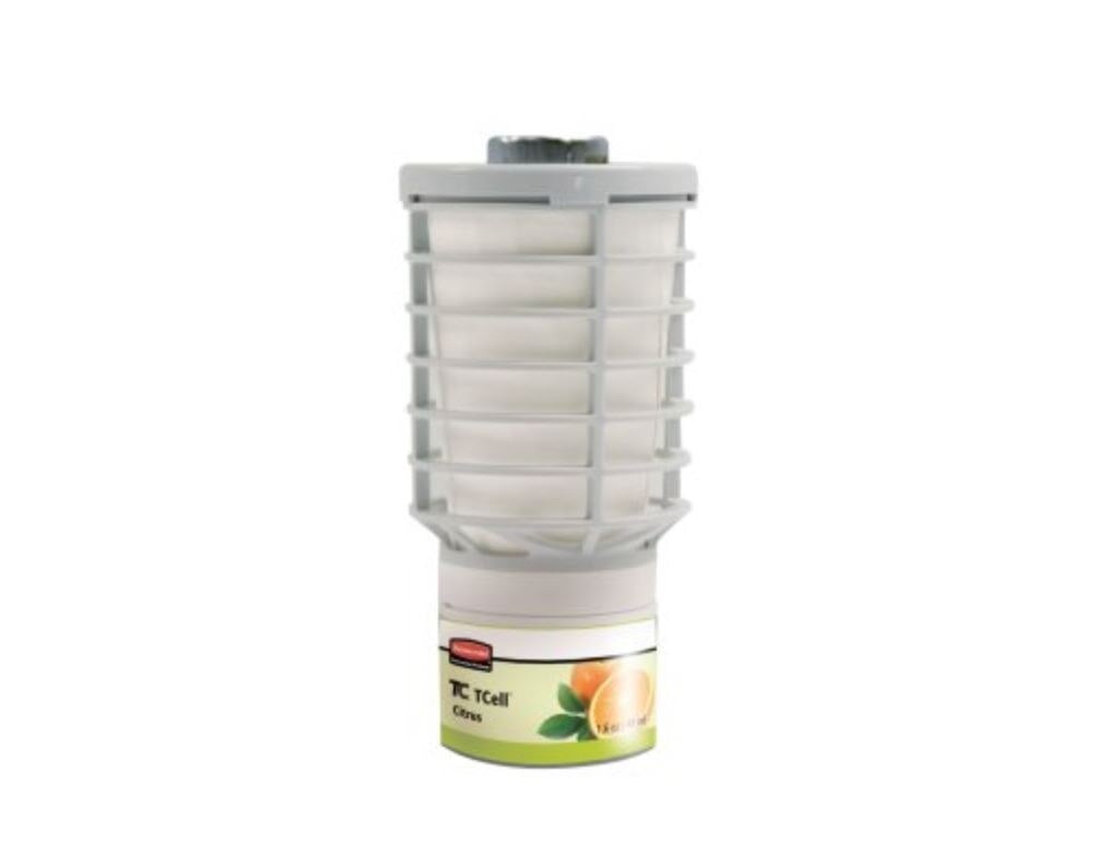 Rubbermaid TCell Passive Air Care Refill, Citrus Scent, 6/Carton