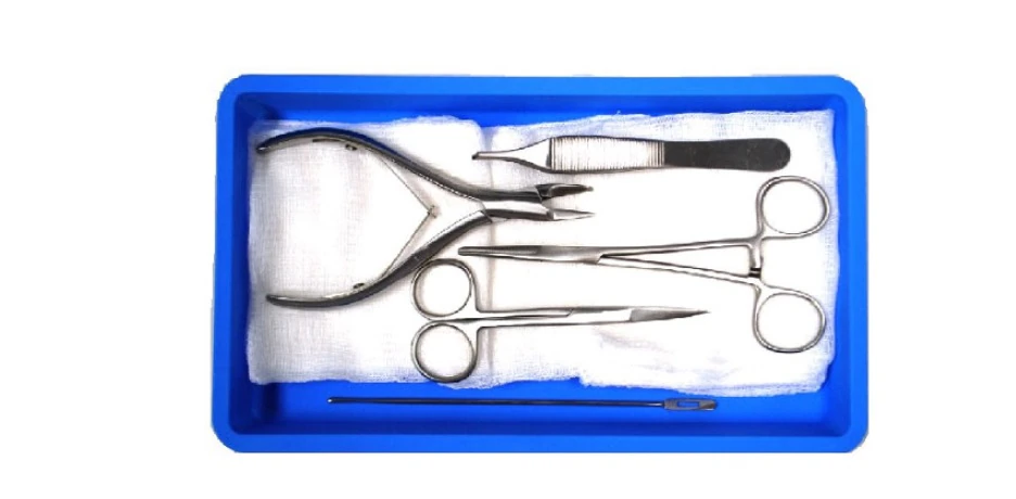 BR Surgical Toe Nail Removal Tray