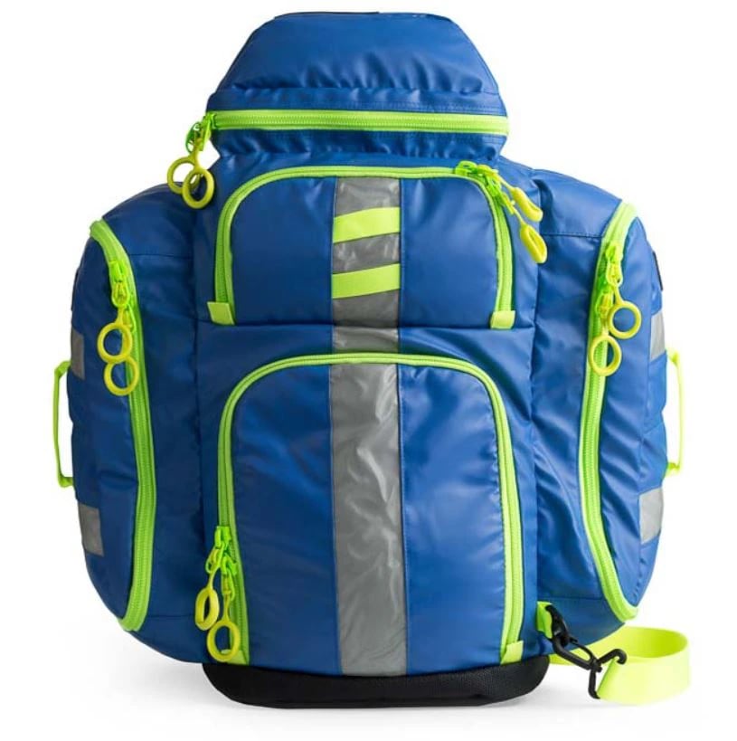 Statpacks G3 Perfusion EMS Pack, 22x8x10", Blue, Zipper Closure with Shoulder Strap