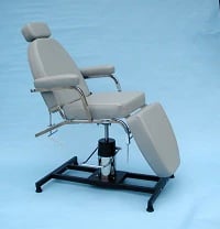 Brandt Industries Treatment Table/Chair, Chestnut