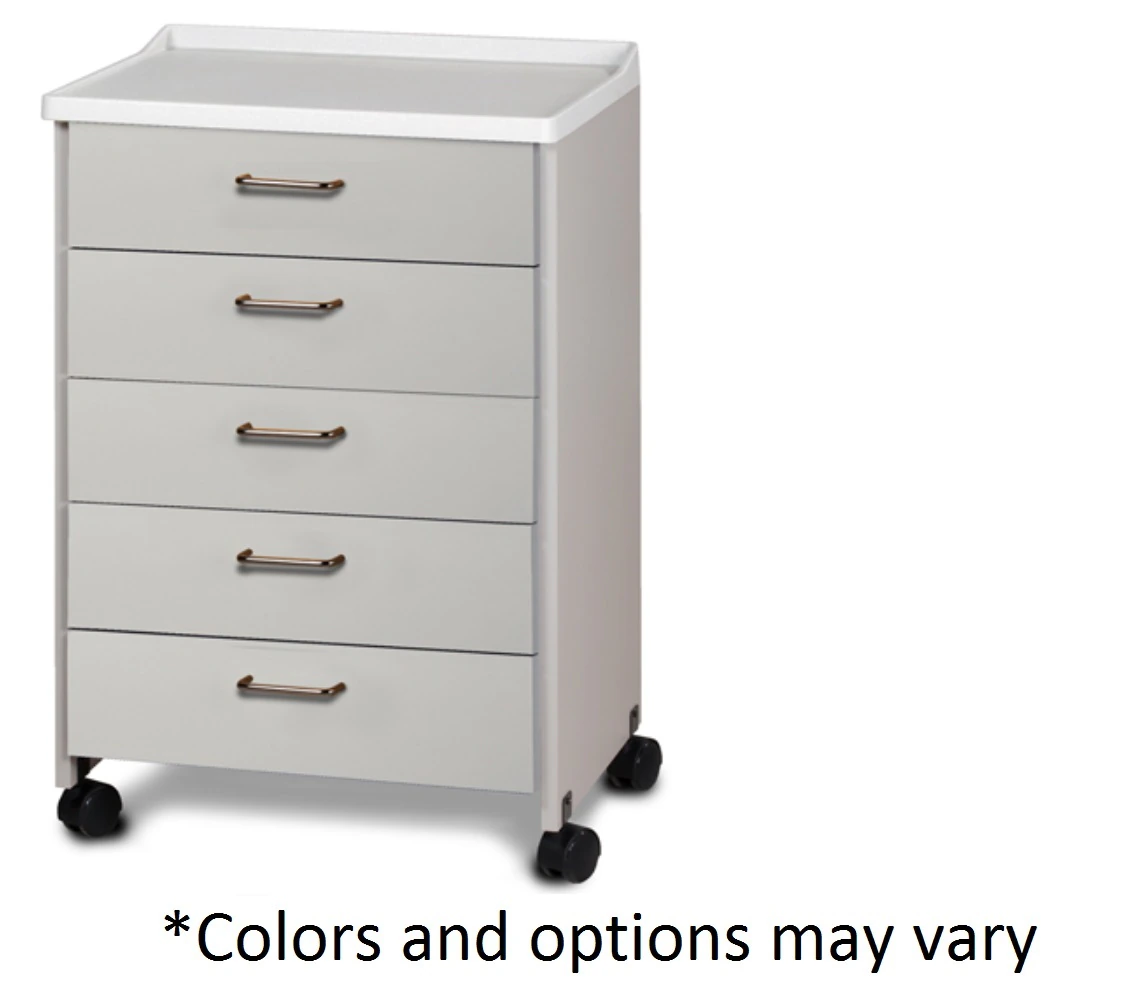 Clinton Industries TX Mobile Cabinet with Molded Top, Laminate Finish