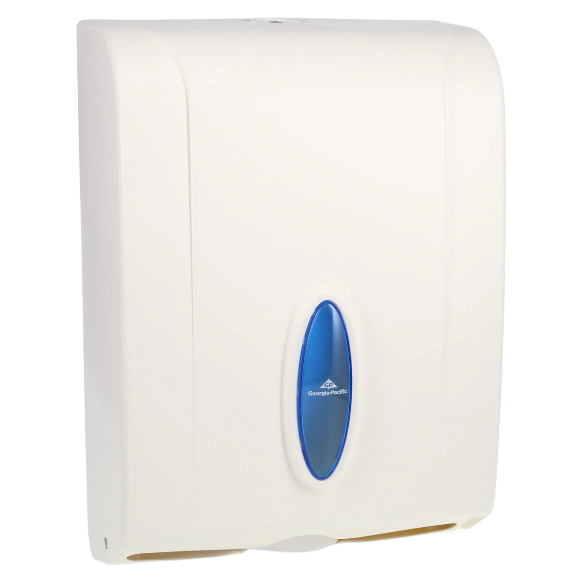 Georgia Pacific Dispenser Towel Multi/C-Fold, White Plastic, Wall Mount, Key-Lock, 11.1 x 5.5 x 14.4 in