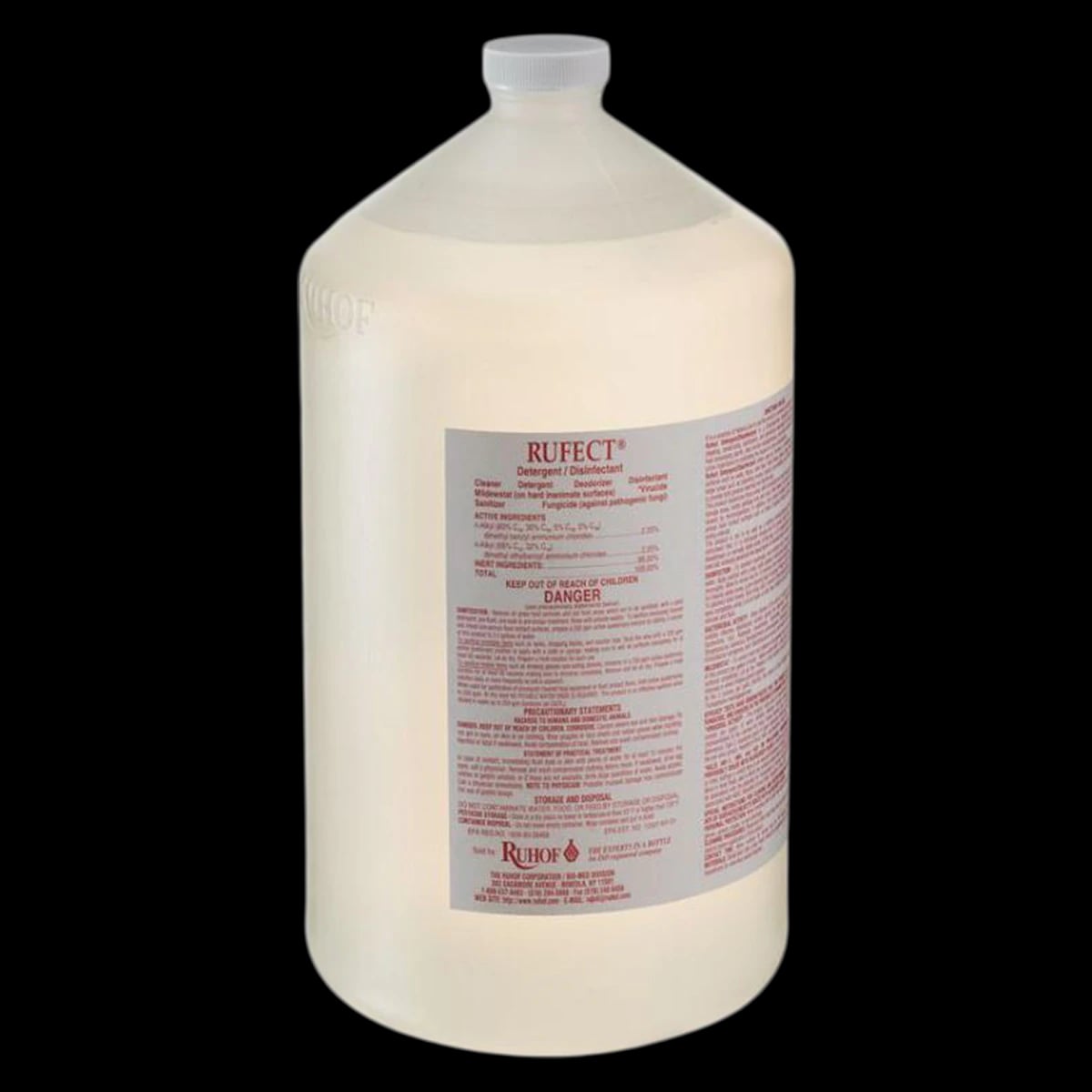 Ruhof Rufect Solution Disinfectant, 1 Gallon (4/Case)