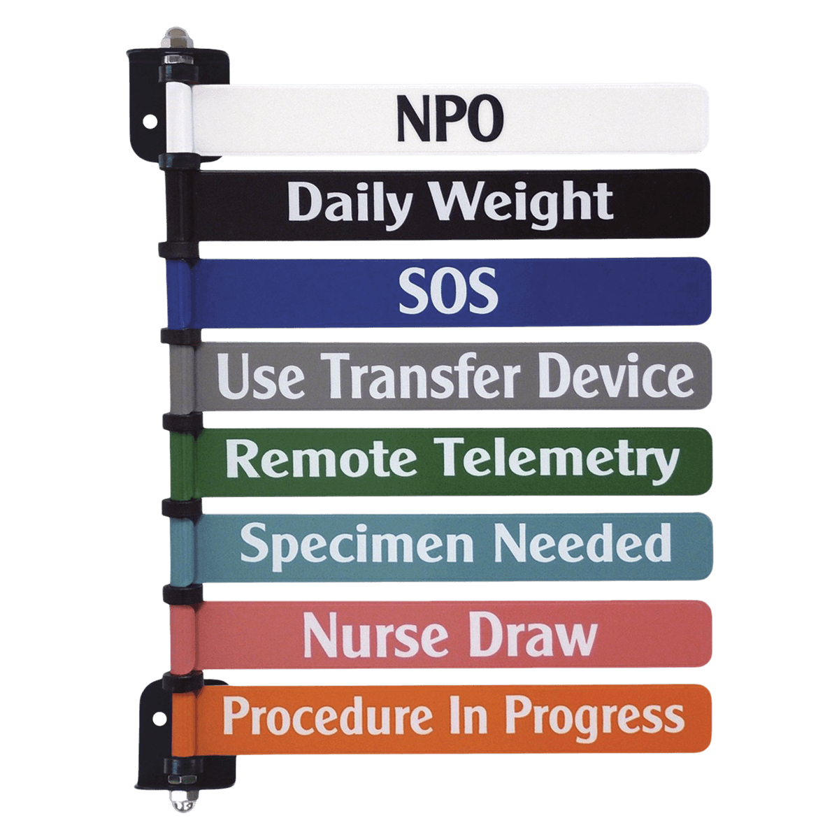Omnimed Flag System Exam Room Signal, 8 Flags, 8 in, Each