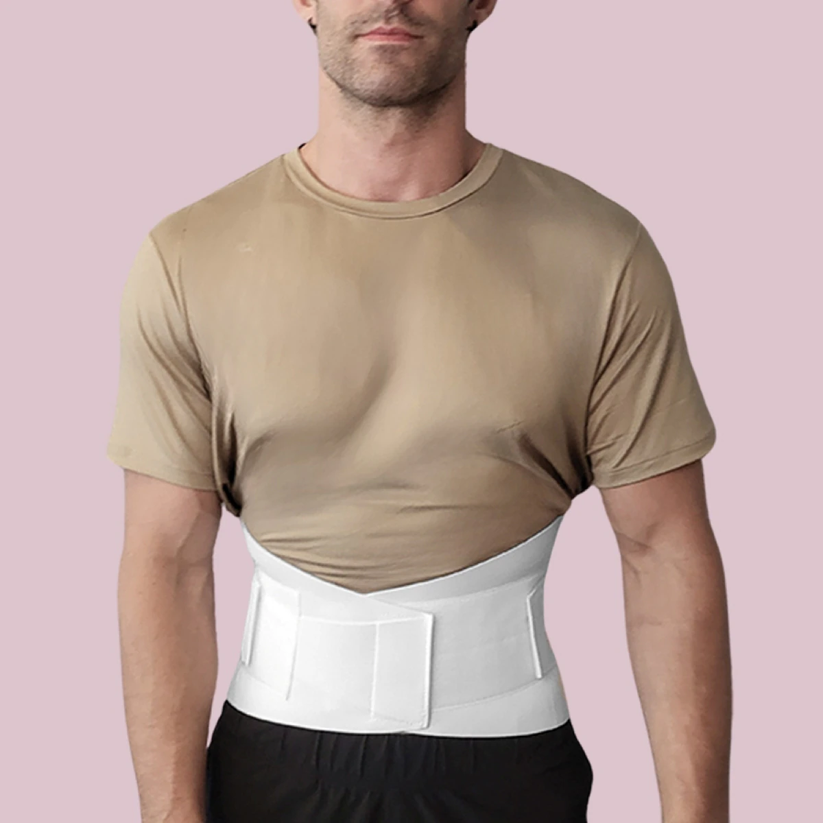 Flex-Support Lumbar-Sacro Support, Double Pull, Elastic, Adult, Small (25-27"), 9" Width