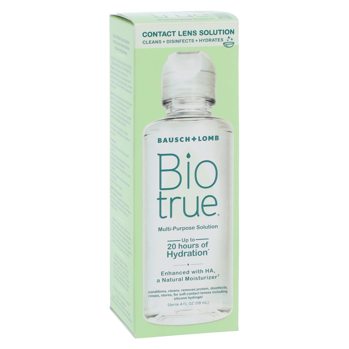Bausch + Lomb BioTrue Multi-Purpose Contact Lens Solution, 4 oz Bottle