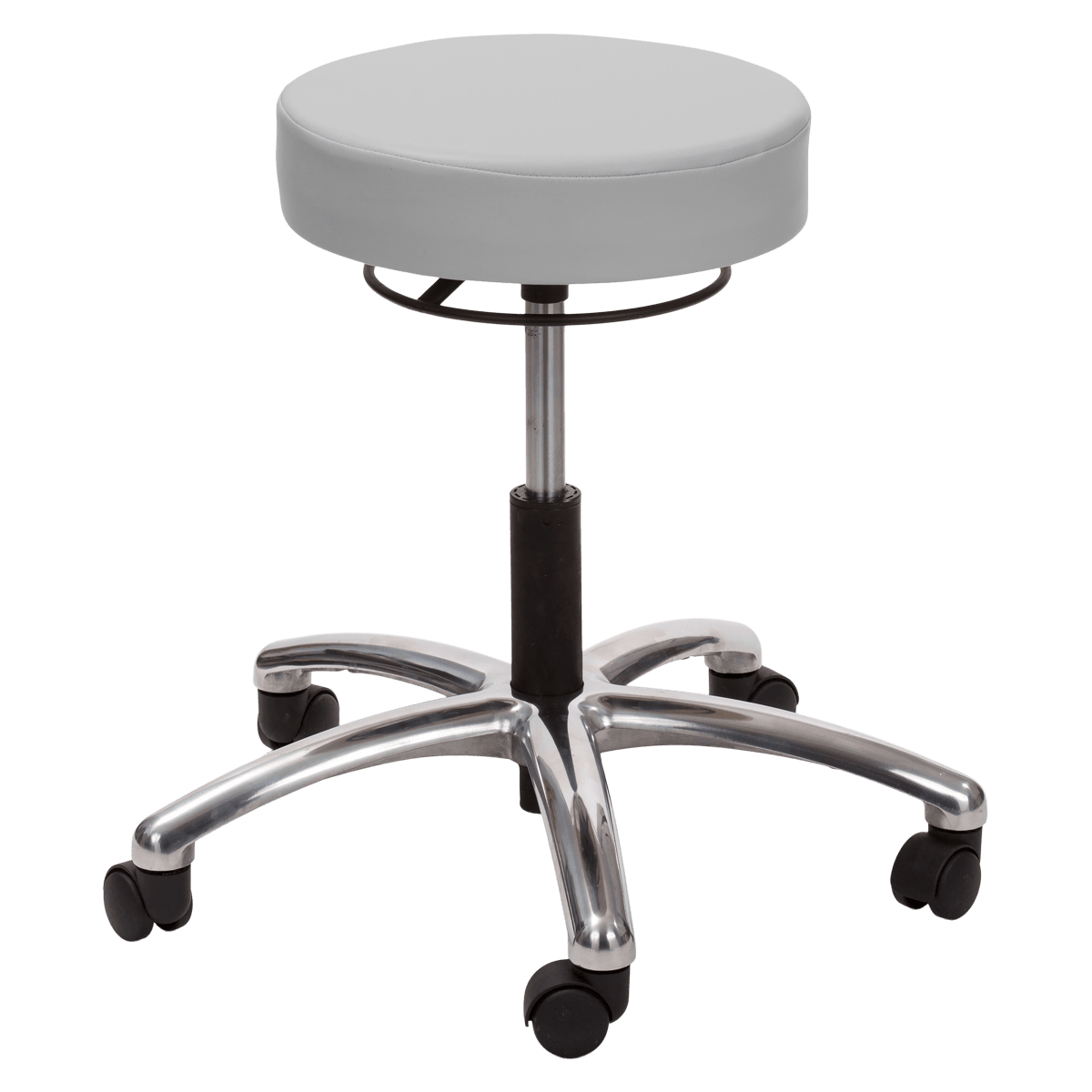 Brandt Industries AirBuoy Pneumatic Exam Stool, Gray, Ring