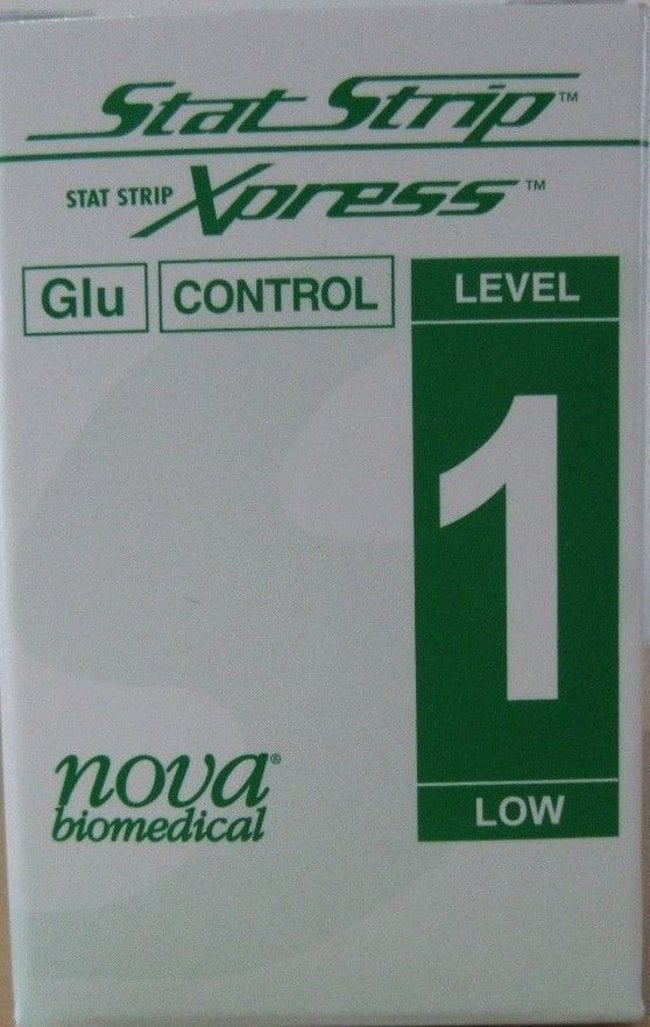 Nova Biomedical StatStrip Custom Glucose Level 1 Control, Each