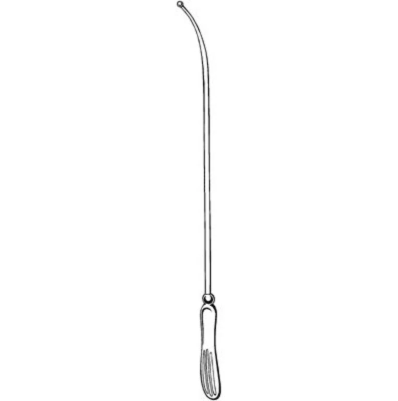 Sklar Instruments Sims Uterine Sound, Plain, Silver Plated Stainless Steel, 12-1/2"
