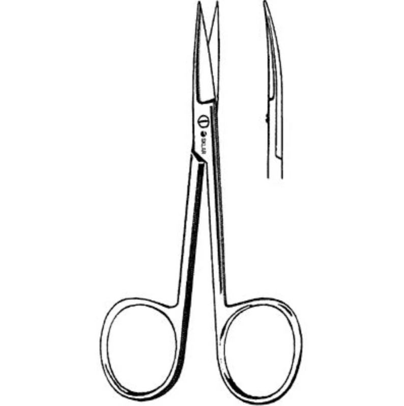 Sklar Operating Scissors, Curved, 4-3/4" Stainless Steel, Non-Sterile, Reusable