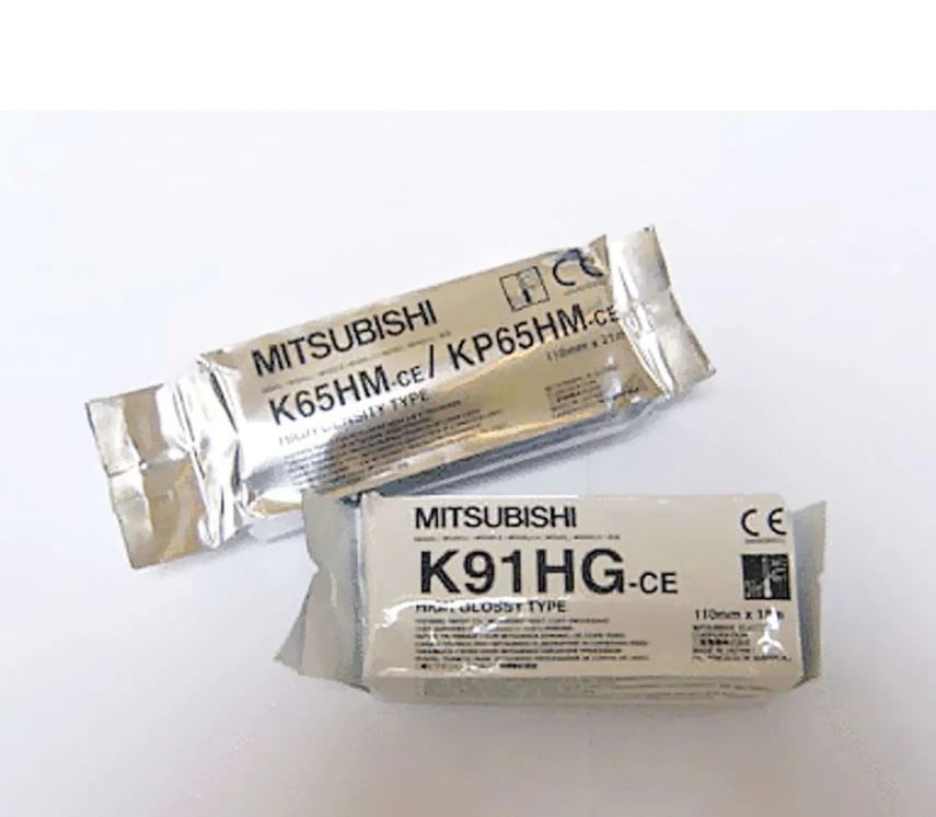 Mitsubishi Electronics KP-91HG Thermal Paper, 4/Package