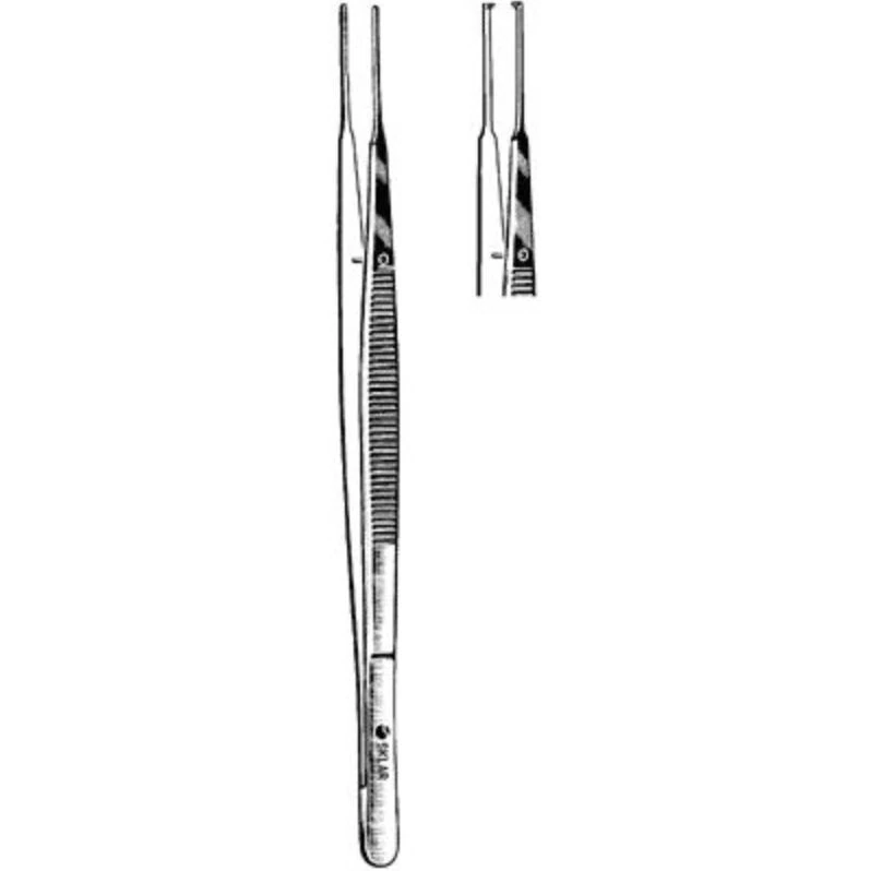 Sklar Gerald Tissue Forceps, Straight, 7"