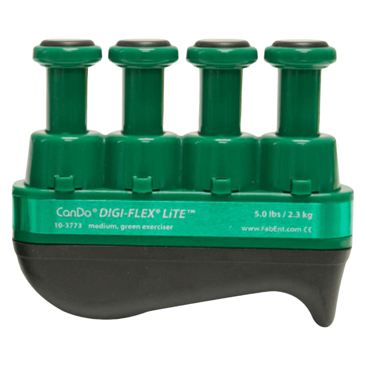 CanDo Digi-Flex Lite Green Resistance Exerciser, Medium Resistance