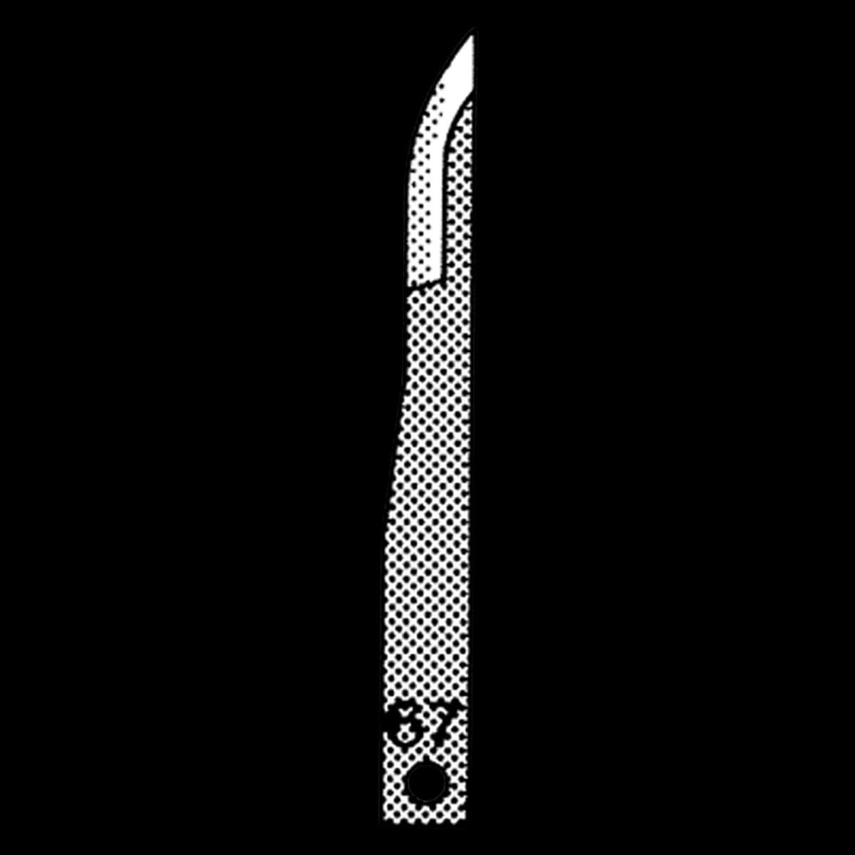 Sklar Instruments Stainless Steel Sterile Surgical Scalpel Blade #67, Mini, Sterile