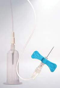BD Vacutainer UltraTouch Blood Collection Set, 25G x 3/4", Winged Safety with Luer Adapter, Sterile, 50/Package