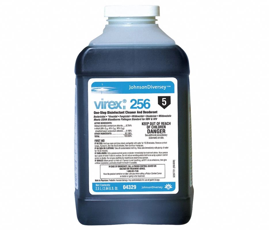 Grainger Disinfectant Cleaner, 2/Package