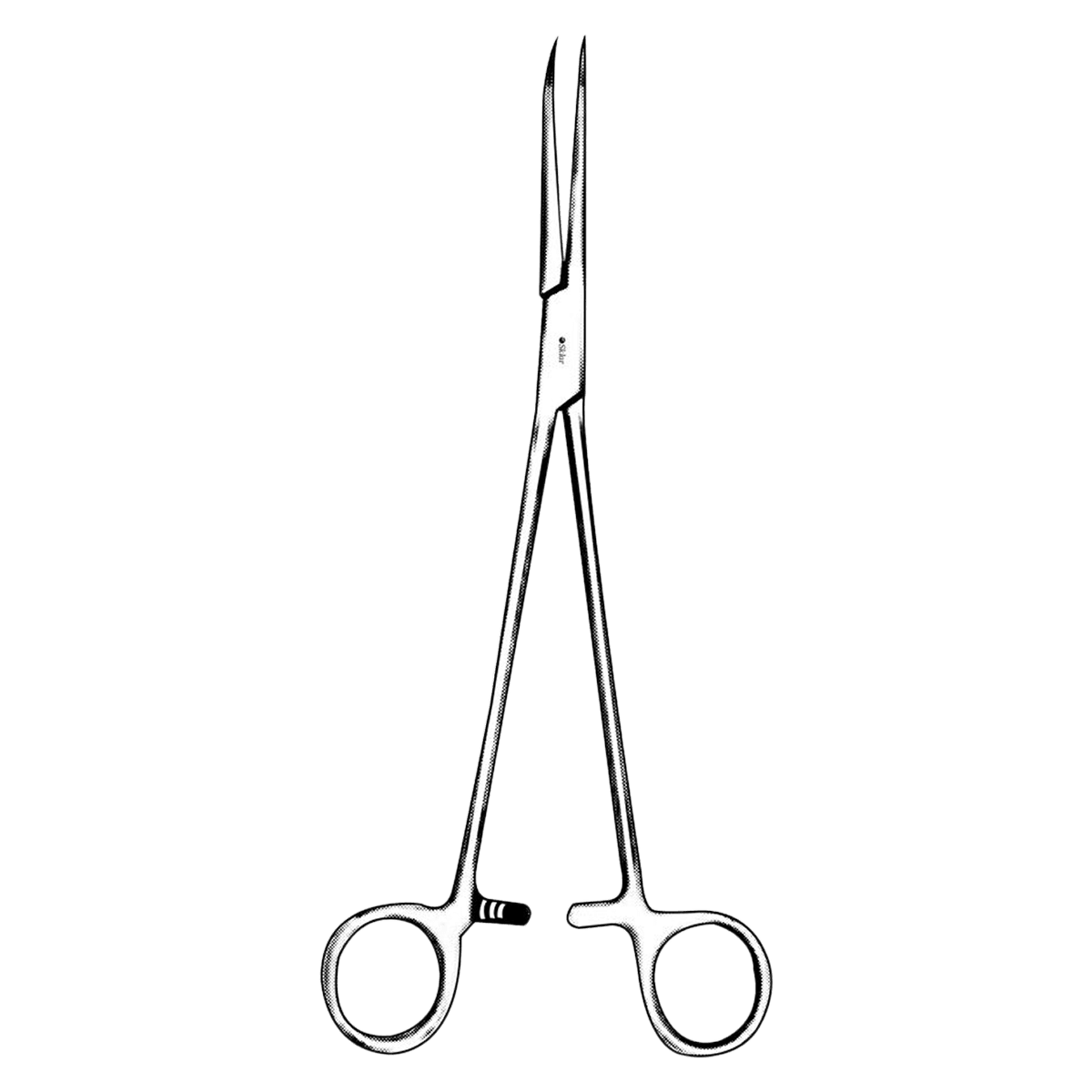 Sklar Instruments Storey Hemostatic Forceps, Angled Right, 8-3/4" Stainless Steel, Each