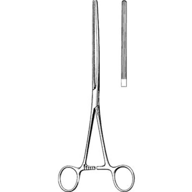 Sklar Doyen Hemostatic Forceps, 9" Stainless Steel, Each