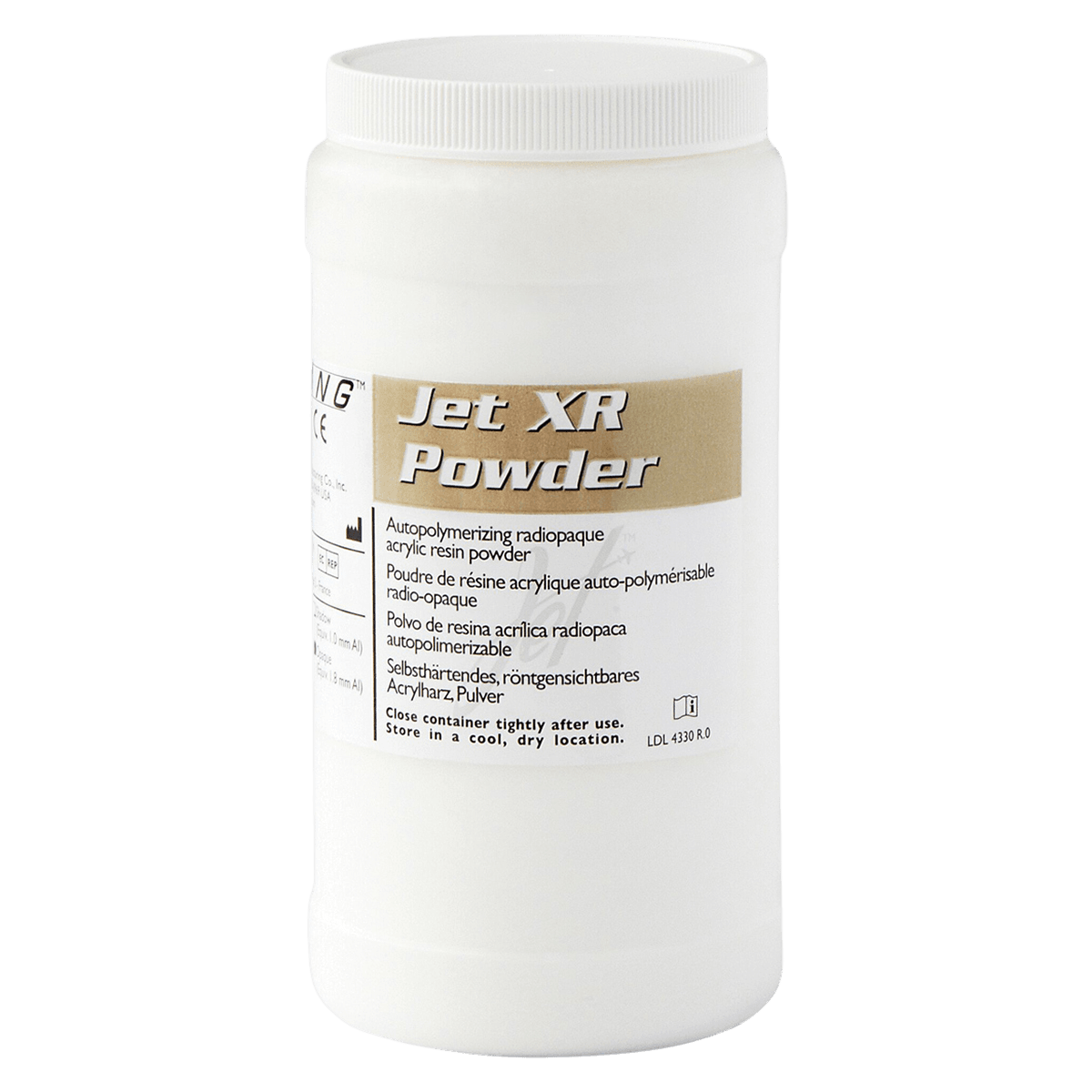 Jet XR Opaque Powder, Radiopaque Self-Curing, 454g