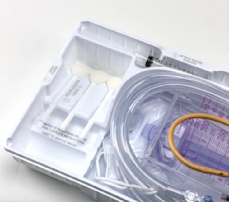 Bard Lubricath Catheter Tray, 14 Fr