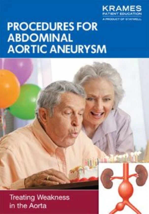 Procedures for Abdominal Aortic Aneurysm Educational Booklet, Krames Communications, 01KT0J09BK1TXBSQ00CY2C6QTB