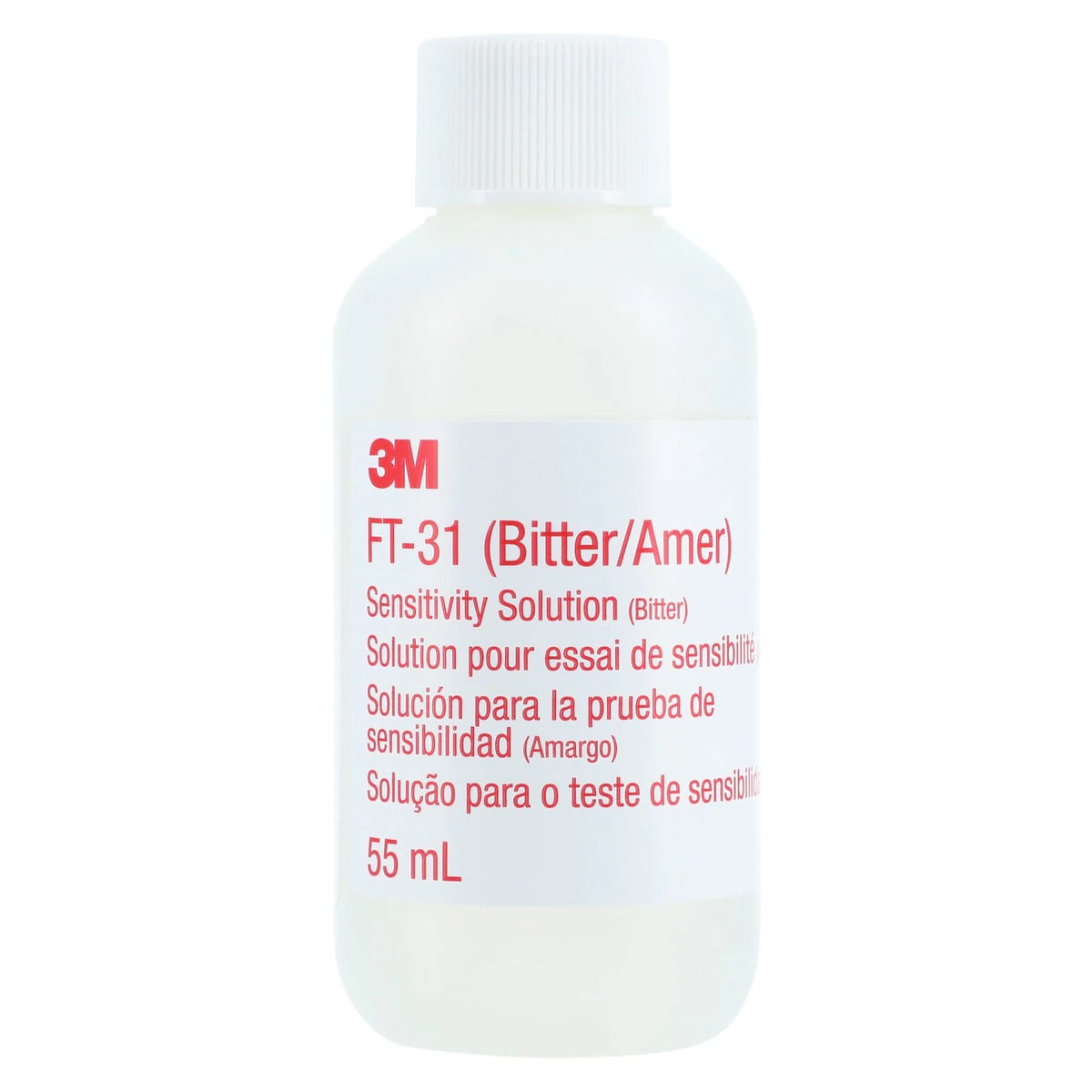 3M Health Care Fit Test Solution Bitter for Respirator, 55ml, FT-31