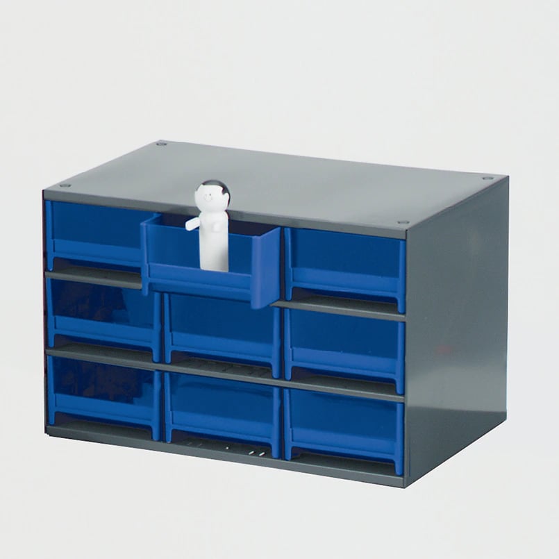 Health Care Logistics Cassette, 17x11x11", 9 Drawer