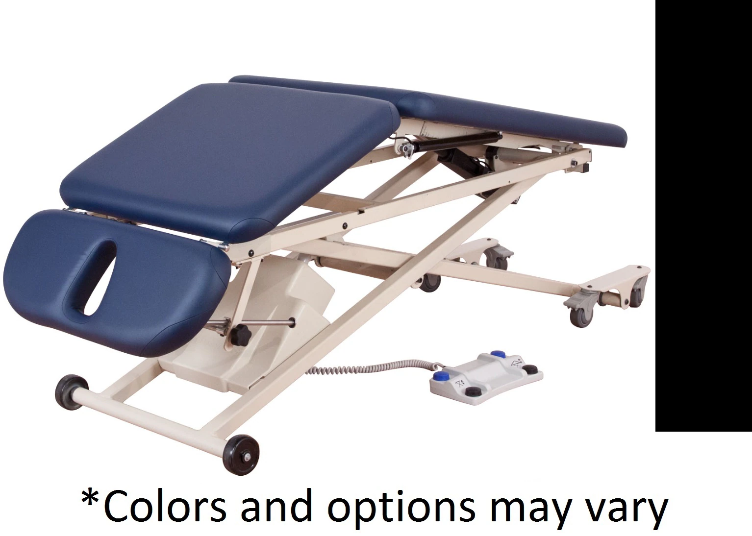 Oakworks PT400 High/Low Physical Therapy Treatment Table, 550 lb Capacity, Coal