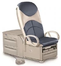 Brewer Access High-Low Power Exam Table with Feather Touch Backrest, 700 lb Capacity