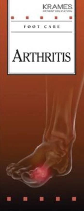 Krames Communications Arthritis Podiatric Educational Brochure, 50/Package