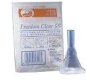 Coloplast Freedom Clear Self-Adhering Male External Catheter, Sterile, Silicone