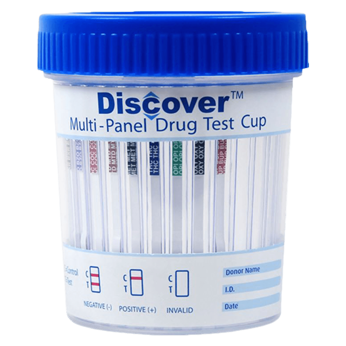 Discover DOA Cup 10 Panel Drugs of Abuse Urine Test, 25/Case