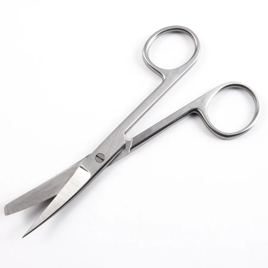Econo Operating Scissors, Curved, 5-1/2", Stainless Steel, Sterile, Disposable, 25/Box