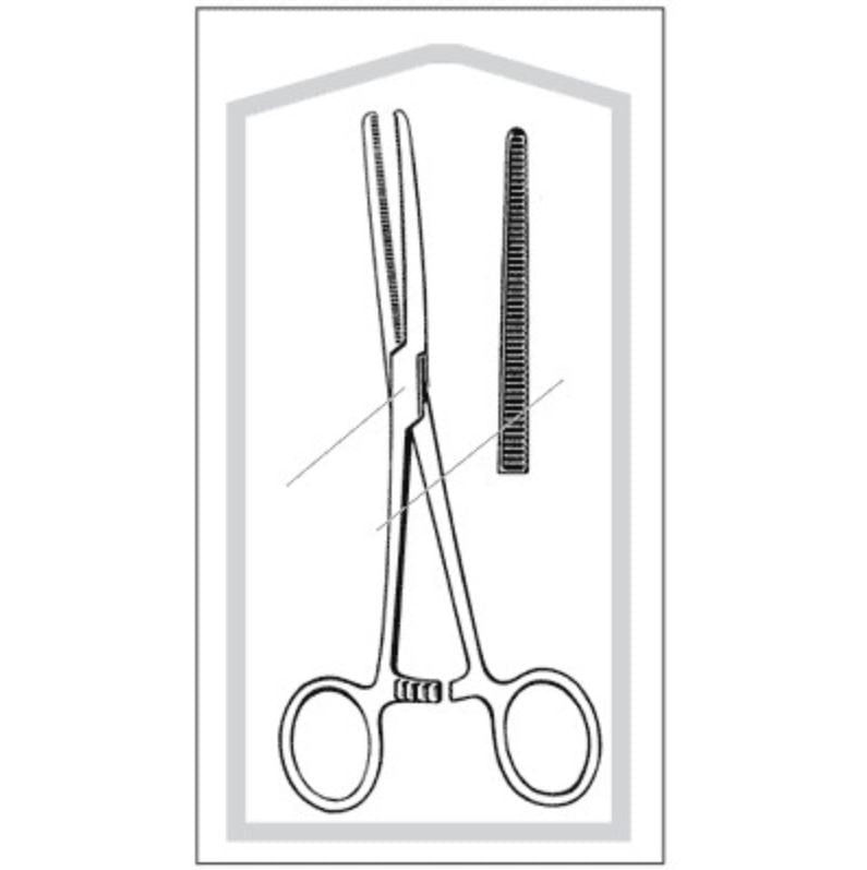 Sklar Econo Rochester-Pean Hemostatic Forceps, Straight, 7-1/4", Stainless Steel, Sterile, 25/Box