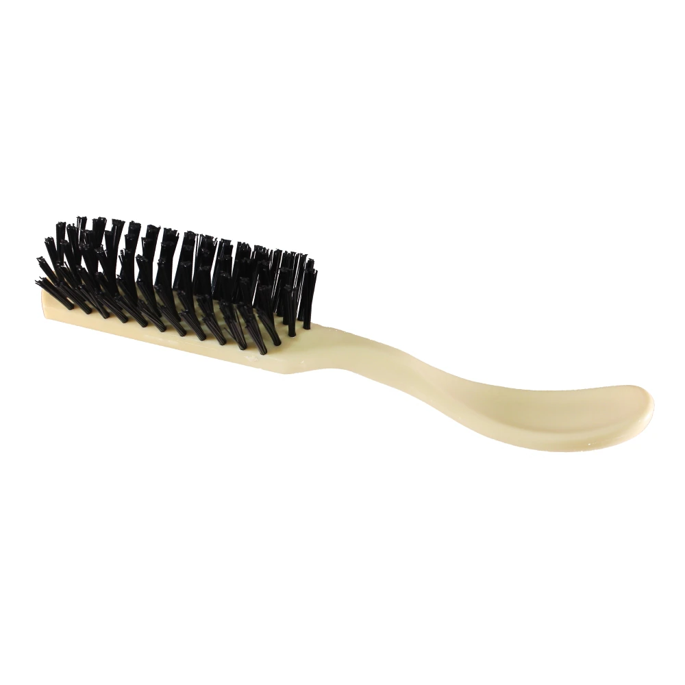 Dukal Ivory Hair Brush, Nylon Tuft Bristles, 7.25"