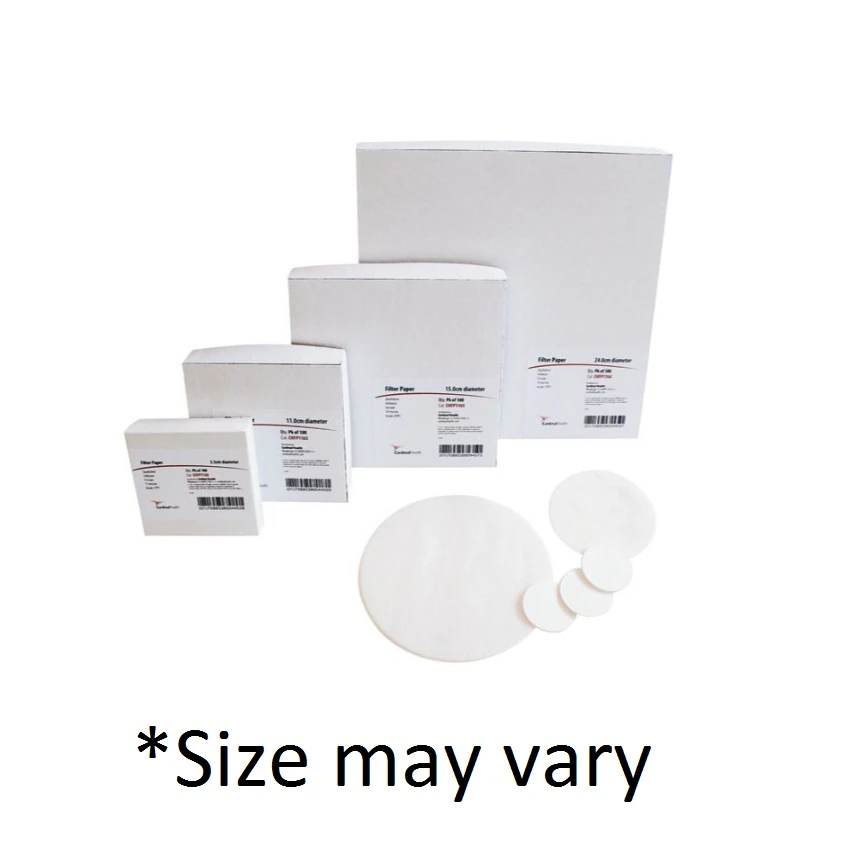 Cardinal Health Quantitative Filter Paper, Cellulose, 7-14 µm Pore Size, 1000/Case