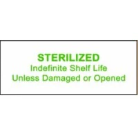 Healthmark Printed Message Labels, White/Green, 1000/Roll