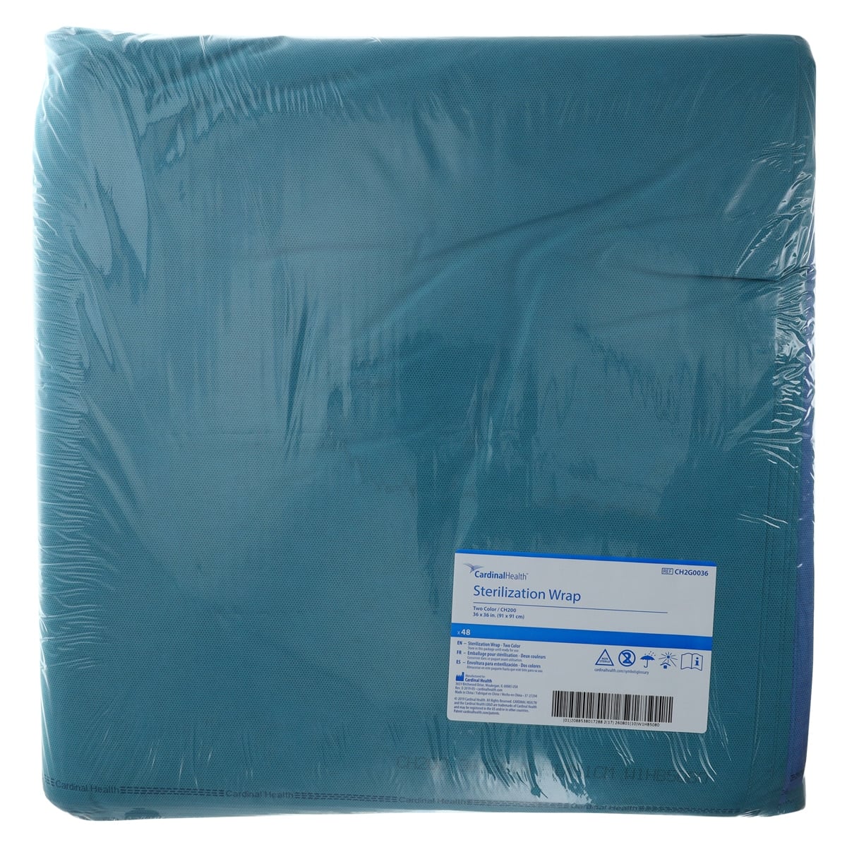 Cardinal Health CH200 Sterilization Wrap, 36" x 36", 144/Case