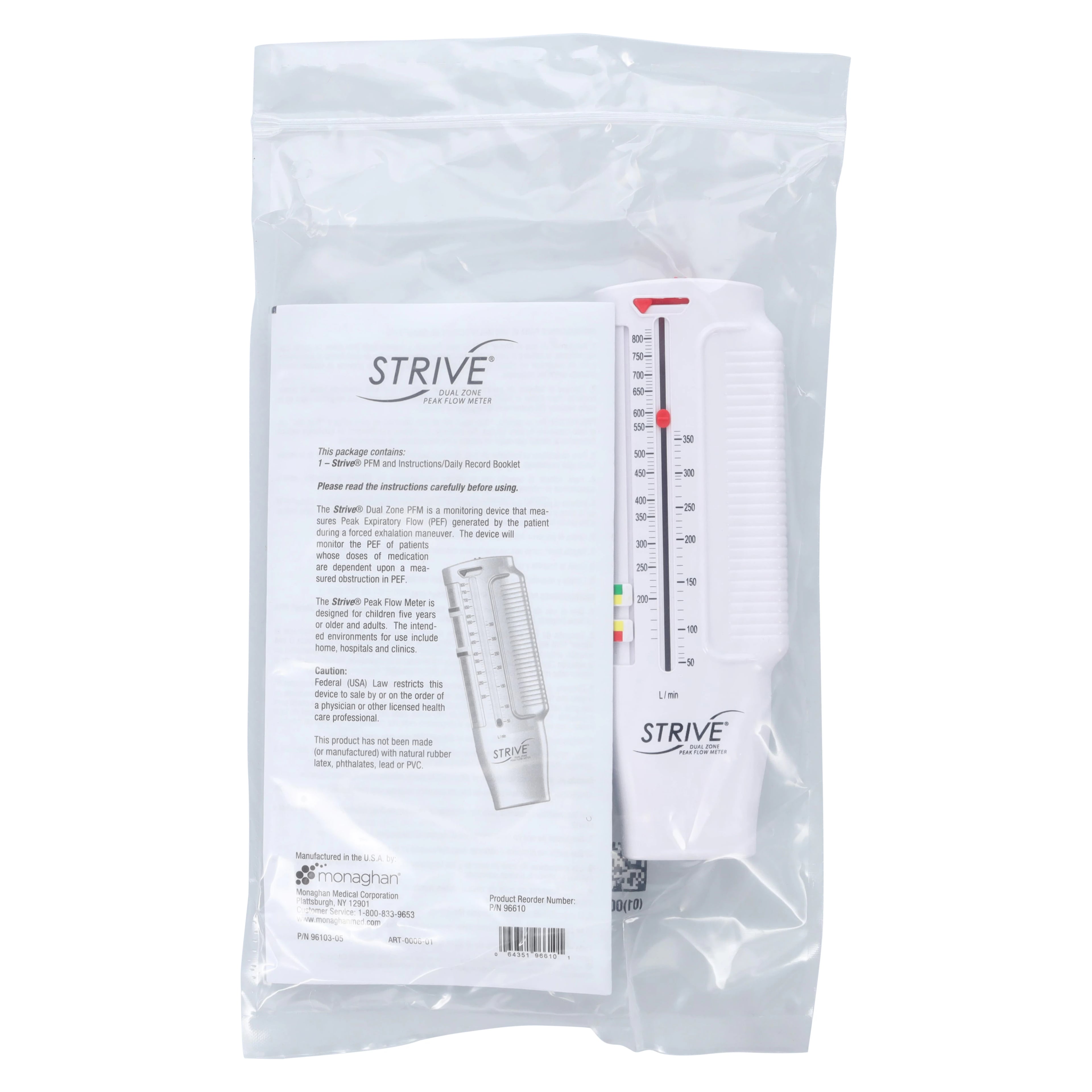 Flow Meter Peak Strive, 10/Case