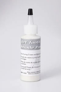 Jet Tooth Shade Temporary Crown & Bridge Acrylic Resin Powder, Shade OM1, 2 oz, 1410OM1